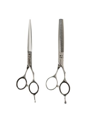 Kessaku Ciseaux de coiffure Premiumline SK103 Set 411 6.0 + 412 6.0 Effileer