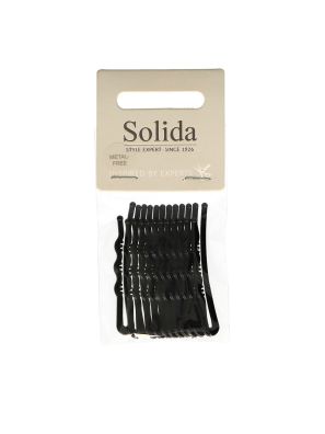 Solida Slide Pin Black Plastic 4.5cm 12pcs.