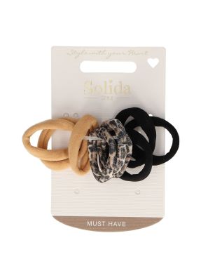 Solida Rubber Bands Multicoloured Soft Small 9pcs.