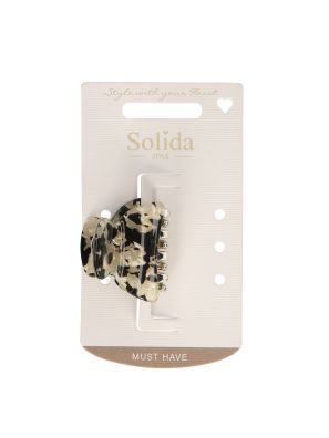 Solida Clip Spotted Black Medium
