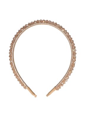 Bandeau Solida rose avec strass