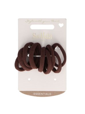 Solida Rubber Bands Brown Soft Small 9pcs.