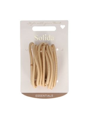 Solida Rubber Bands Blonde Large 9pcs.