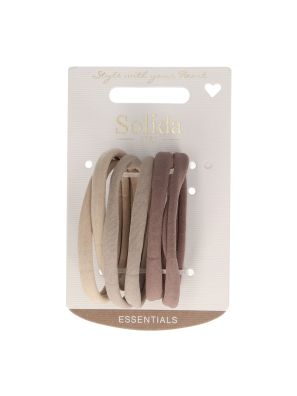 Solida Elastiekjes Meerkleurig Nude Soft Groot 6st.