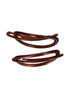 Solida Clamp Libelle Brown 2pcs.