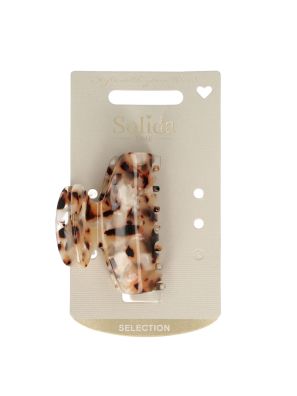 Clip Solida Marron tacheté Large