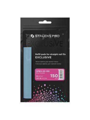 Staleks Pro Plakvijl Refill Exclusive 22/150 Grit Recht 50st.