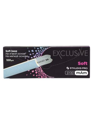 Staleks Pro Vijlen Wegwerp Soft Base Exclusive 20/100 Grit Recht 30st.