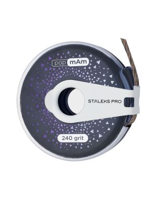 Staleks Pro Nail File Sanding Tape Roller in Holder 240 Grit