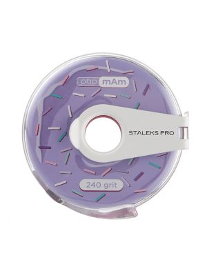 Staleks Pro Nail File Abrasive Donut in Holder 240 Grit