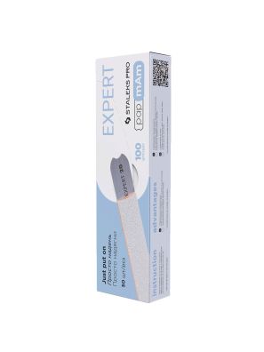Staleks Pro Nail File Jetable White Expert 22/100 Grit Straight 50pcs.