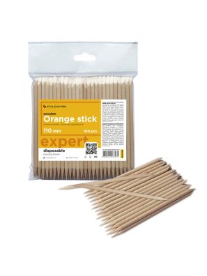 Staleks Pro Orange Wood Sticks 110mm 100st.