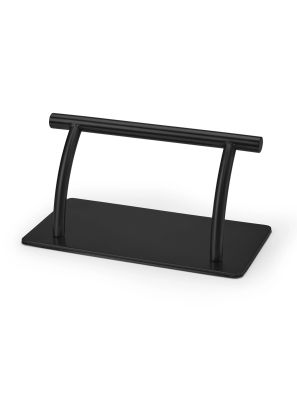 Voetsteun Plate Matt Zwart