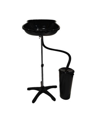 Mobiele Wasbak Zwart met Waterreservoir 10L