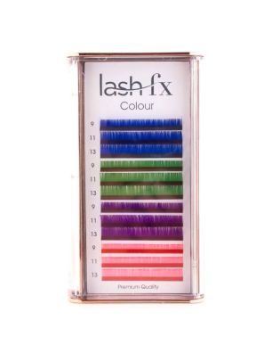 Lash FX Classic Russian C-Curl Mixed Coloured 0.07mm
