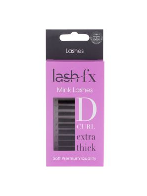Lash FX Mink Lashes D-Curl Extra Thick (Even) Mixed Lenghts 0.20mm