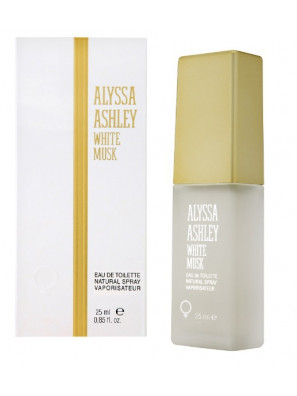 Alyssa Ashley Eau de Toilette Spray White Musk 25ml Unisex